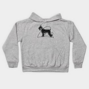 Schnauzer Dog Kids Hoodie